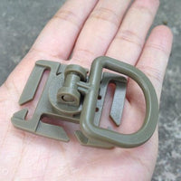 5 Pieces Multi-Function 360 Degree Rotating Block Itw Molle Buckle, Edc-Sportswear & Outdoor Tools Store-Khaki A-Bargain Bait Box