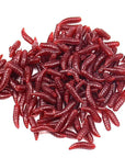 50 Pcs 1.5Cm 0.12G Maggot Grub Soft Lure Protein Soft Bait Worm Fishing Lures-Skmially Store-50pcs-Luminous-Bargain Bait Box