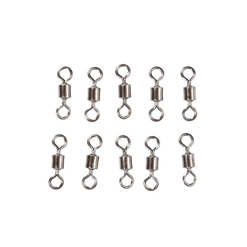 50 Pcs High Quality Pesca Ball Bearing Rolling Swivel Solid Rings Sea Fishing-To Be Well Store-3-Bargain Bait Box