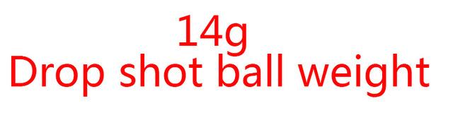 50 Pcs Lead Drop With A Line Clip-Dropshot Weights-Bargain Bait Box-14g-Bargain Bait Box