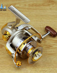 500 - 9000 Series Metal Superior Spinning Fishing Reel Ratio 5.2:1 12Bb Wood-Spinning Reels-DAGEZI Store-1000 Series-Bargain Bait Box