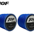 500M 2Pcs Jof 8 Strands Super Strong Pe Braided Fishing Line 15 20 30 40 50 60-HD Outdoor Equipment Store-Blue-1.0-Bargain Bait Box