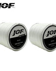 500M 2Pcs Jof 8 Strands Super Strong Pe Braided Fishing Line 15 20 30 40 50 60-HD Outdoor Equipment Store-White-1.0-Bargain Bait Box