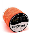 500M 8 Strands Fishing Line Multifilament Pe Line 8 Weaves Strong Braided Wire-HD Outdoor Equipment Store-Orange-1.0-Bargain Bait Box