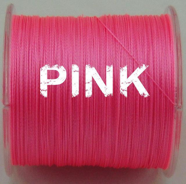500M Brand Linethink Goal Japan Multifilament 100% Pe Braided Fishing Line 6Lb-LINETHINK official store-Pink-0.4-Bargain Bait Box