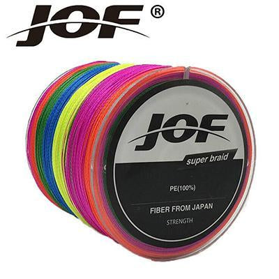 500M Fishing Line Fiber From Japan 8 Strands Colorful Braided Fishing Line-HUDA Outdoor Equipment Store-Multicolor-1.0-Bargain Bait Box