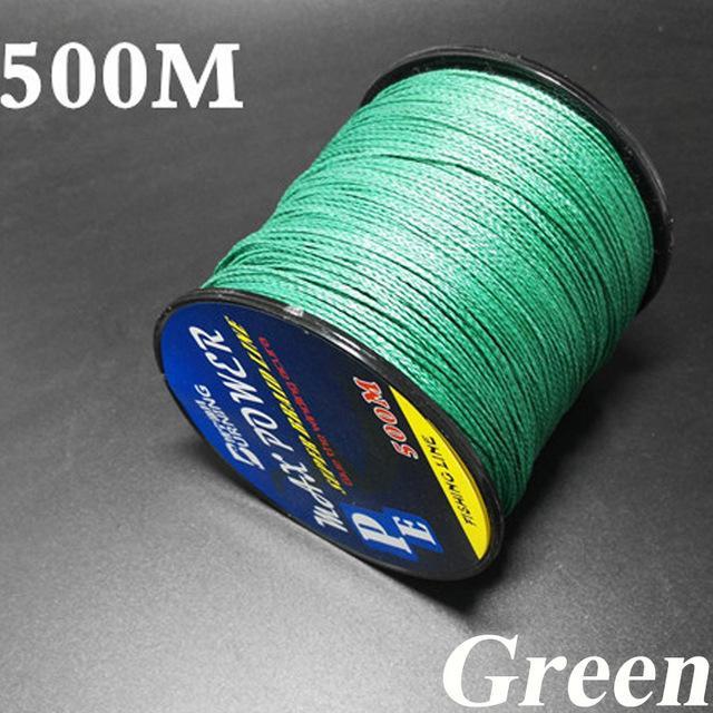 500M Germen Quality Max Power Series 4 Strands Super Strong Japan-ACEXPNM Angler & Cyclist's Store-Green-0.4-Bargain Bait Box