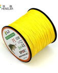 500M Hengjia High Quality Strong Multi-Color Brand Max Series Multifilament Pe-HengJia Trade co., Ltd-yellow-0.8-Bargain Bait Box