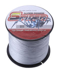 500M Pe Braided Fishing Line Gray Weaving Super Strong Wire 4 Strands 8Lb 10Lb-Dreamland 123-0.6-Bargain Bait Box