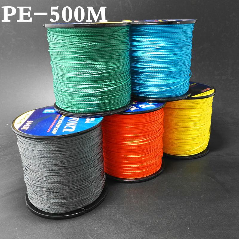500M Pe Braided Line Extreme Fishing Line Agepoch Super Strong Dyneema Spectra-Samezone fishing Store-Light Grey-0.4-Bargain Bait Box