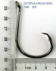 [50Pcs/Lot] Sharp High Carbon Steel Octopus Circle Hook For Saltwater Fishing-Circle Hooks-Bargain Bait Box-10L0 50PCS-Other-Bargain Bait Box