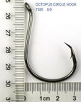 [50Pcs/Lot] Sharp High Carbon Steel Octopus Circle Hook For Saltwater Fishing-Circle Hooks-Bargain Bait Box-1L0 50PCS-Other-Bargain Bait Box