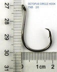 [50Pcs/Lot] Sharp High Carbon Steel Octopus Circle Hook For Saltwater Fishing-Circle Hooks-Bargain Bait Box-2L0 50PCS-Other-Bargain Bait Box