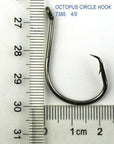 [50Pcs/Lot] Sharp High Carbon Steel Octopus Circle Hook For Saltwater Fishing-Circle Hooks-Bargain Bait Box-4L0 50PCS-Other-Bargain Bait Box