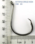 [50Pcs/Lot] Sharp High Carbon Steel Octopus Circle Hook For Saltwater Fishing-Circle Hooks-Bargain Bait Box-8L0 50PCS-Other-Bargain Bait Box