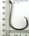 [50Pcs/Lot] Sharp High Carbon Steel Octopus Circle Hook For Saltwater Fishing-Circle Hooks-Bargain Bait Box-9L0 50PCS-Other-Bargain Bait Box