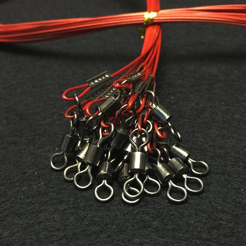 50Cm Super Strong Fishing Trace Wire Leader-Fishing Leaders-Bargain Bait Box-20pcs-Bargain Bait Box