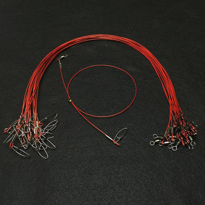 50Cm Super Strong Fishing Trace Wire Leader-Fishing Leaders-Bargain Bait Box-20pcs-Bargain Bait Box