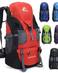 50L Camping Backpack Hiking Waterproof Trekking Bag Man/Woman Outdoor Travel-Climbing Bags-Outdoor Explorer Club Store-Black-China-Bargain Bait Box
