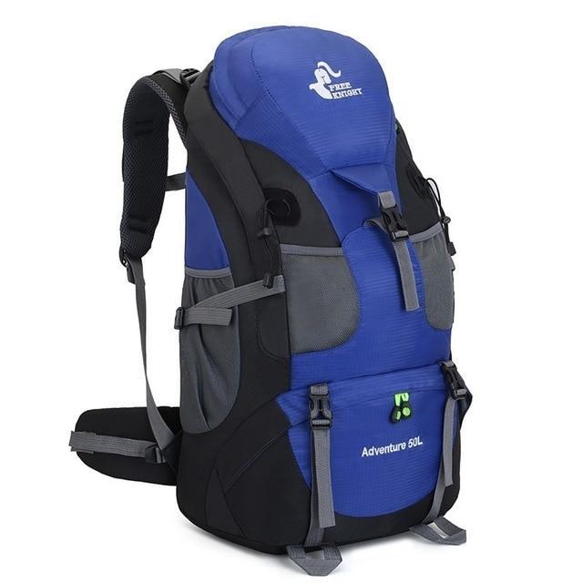 50L Camping Backpack Hiking Waterproof Trekking Bag Man/Woman Outdoor Travel-Climbing Bags-Outdoor Explorer Club Store-Dark Blue-China-Bargain Bait Box