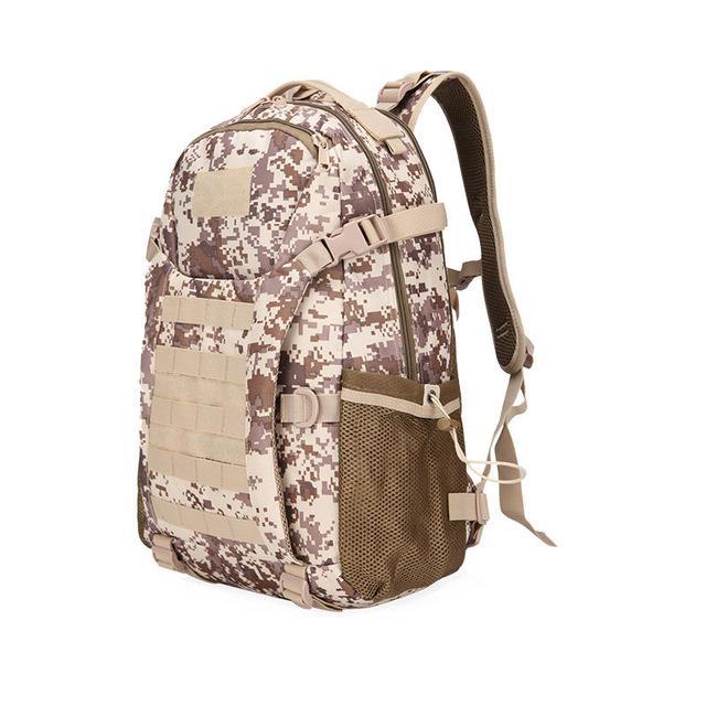 50L Molle Camping Rucksack Tactical Military Backpack Bags Waterproof-Vanchic Outdoor Store-Desert Digital-Bargain Bait Box