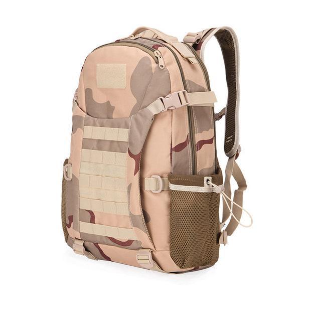 50L Molle Camping Rucksack Tactical Military Backpack Bags Waterproof-Vanchic Outdoor Store-Three Sand-Bargain Bait Box