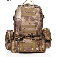 50L Molle Tactical Backpack Waterproof 600D Assault Outdoor Travel Hiking-Yunvo Outdoor Sports CO., LTD-Mang pattern mud-Bargain Bait Box