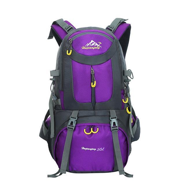 50L Outdoor Bag Men Camping Bag Waterproof Women Hiking Backpack Travel-Dream outdoor Store-purple-Bargain Bait Box