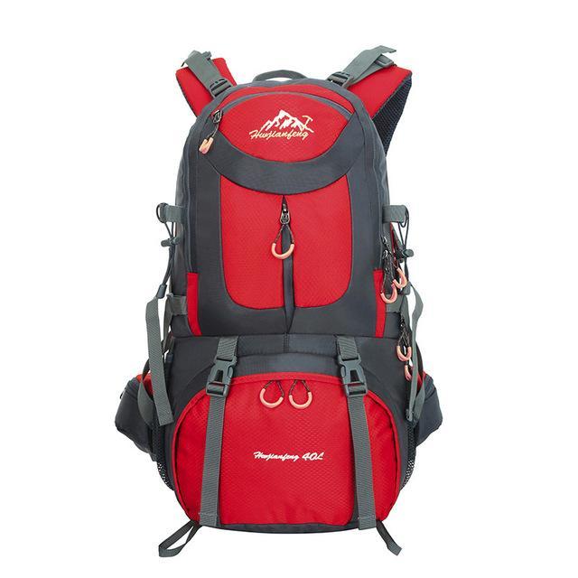 50L Outdoor Bag Men Camping Bag Waterproof Women Hiking Backpack Travel-Dream outdoor Store-Red-Bargain Bait Box