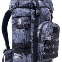 50L Outdoor Military Tactical Backpack Large Capacity Camping Bags-Strength knight Store-Black python-Bargain Bait Box