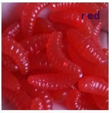 50Pcs 2Cm 0.4G Fishing Lure Maggot Grub Soft Lure Baits Smell Worms Mixed-Rompin Fishing Tackle Store-F3-Bargain Bait Box