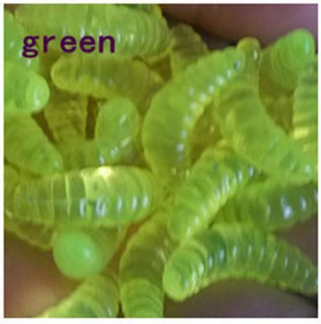 50Pcs 2Cm 0.4G Fishing Lure Maggot Grub Soft Lure Baits Smell Worms Mixed-Rompin Fishing Tackle Store-F4-Bargain Bait Box