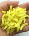 50Pcs 2Cm 0.4Grams Colorfull Silicone Bait Maggot Grub Protein Soft Baits Worm-Be a Invincible fishing Store-C-Bargain Bait Box