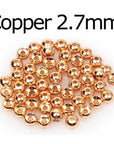 50Pcs / Lot Tungsten Fly Tying Beads Fly Fishing Nymph Head Ball Beads Gold-AnglerDream Store-B 2.0-Bargain Bait Box