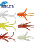 50Pcs Smart Soft Baits 4.5Cm/0.8G 6Colors Fishing Insect Silicone Bait Ria-Creatures-Bargain Bait Box-clear-Bargain Bait Box