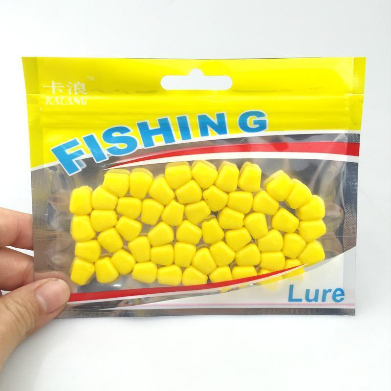 50Pcs Soft Baits Simulation Corn Kernels Carp Fishing Lure Soft Can Floating-Dreamer Zhou'store-color B-Bargain Bait Box