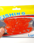 50Pcs/Lot 2Cm 0.43G Maggot Grub Soft Lure Baits Silicone Bait Smell Worms Glow-YTQHXY Fishing (china) Store-Red-Bargain Bait Box