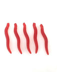 50Pcs/Lot 4Cm Soft Bait Carp Fishing Lure Silicone Bait Smell Red Worm Lures-Be a Invincible fishing Store-Bargain Bait Box