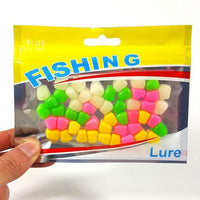 50Pcs/Lot Corn Soft Baits 4 Colors 1Cm Silicone Bait Fishing Lure Carp-Be a Invincible fishing Store-E-Bargain Bait Box