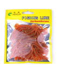 50Pcs/Lot Luminous Paddle Tail Soft Grubs 1G 50Mm Glow In Dark T Tail Lure Jig-SUPERFISH Store-SO033-1-Bargain Bait Box
