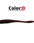 50Pcs/Lot Soft Bait Simulation Earthworm Red Worms 45Mm 0.4G Jigging-Amlucas Fishing Store-D-Bargain Bait Box