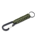 550 Woven Paracord Lanyard Keychain Outdoor Survival Gear Tactical Military 7-On Our Own-Army Green-Bargain Bait Box