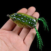 5.5Cm/12.5 1Pcs Fishing Soft Frog Bait Make Fishing Tackle Swimbait With Hooks-Frog Baits-Bargain Bait Box-C2-Bargain Bait Box