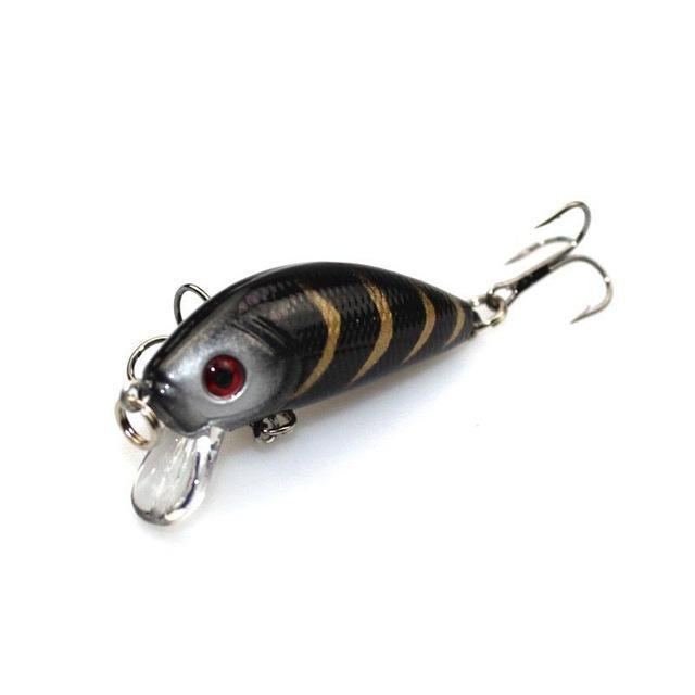 5Cm 3.5G Striped Bass Floating Minnow Lure Artificial Fish Lures Hard Bait-KoKossi Outdoor Sporting Store-4-Bargain Bait Box