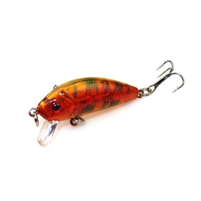 5Cm 3.5G Striped Bass Floating Minnow Lure Artificial Fish Lures Hard Bait-KoKossi Outdoor Sporting Store-5-Bargain Bait Box