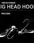 5Pcs/Lot Fishing Round Shape Ball Jig Head Hook 2G 4G High Carbon Steel Hooks-Roundhead & Specialty Jigs-Bargain Bait Box-5Pcs 2g-Bargain Bait Box