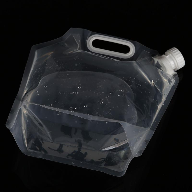 5L Drinking Water Container Bag Portable Collapsible Foldable Safety Sealed-Islandshop-Blue-Bargain Bait Box