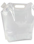 5L Drinking Water Container Bag Portable Collapsible Foldable Safety Sealed-Islandshop-White-Bargain Bait Box