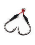 5Pairs/Pack Twin Metal Jigging Single Hook 1/0-10/0 Domestic Assist Roped-ucatchok Official Store-10-Bargain Bait Box