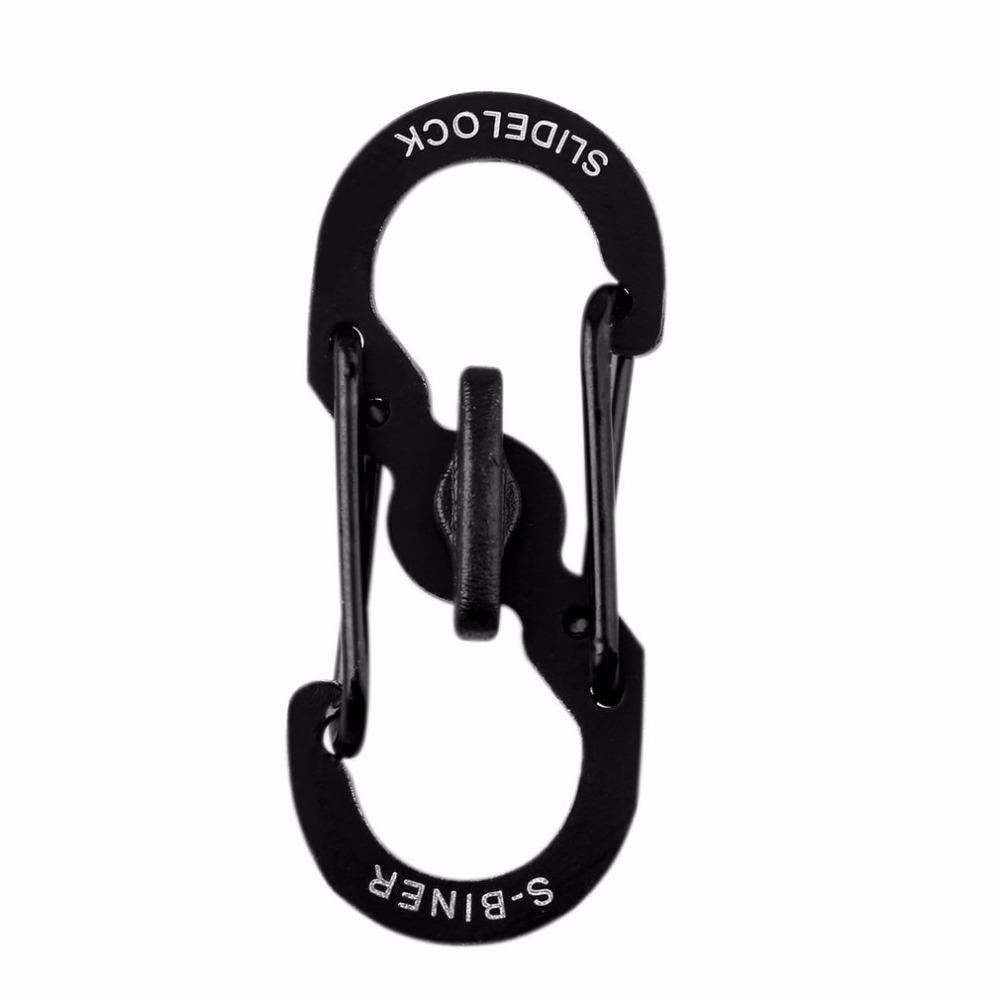 5Pc 8 Shape Camping Hiking Outdoor Mountaineer Buckle Hanging Hook Clip-YKS sport Shop-1-Bargain Bait Box